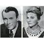 1966 Press Photo Joan Fontaine & Richard Kiley in The Changing South
