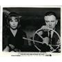 1956 Press Photo Richard Burton Clair Bloom in The Spy Who Came In From the Cold