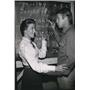 1959 Press Photo Steve McQueen & Stacy Graham in Wanted - Dead or Alive