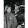 1965 Press Photo Pat Morrow & Christopher Connelly in Peyton Place