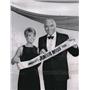 1968 Press Photo Lorne Greene & Joanie Sommers at America's Junior Miss Pageant