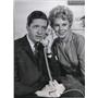 1960 Press Photo Betsy Palmer And Arthur Hill In Game Of Hearts