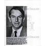 1958 Wire Photo Frederick Sanger Shown in His Cambridge, England Home