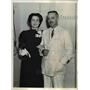 1937 Press Photo Katherine Lane N.Y Actress married Paul Anderson, Correspondent