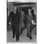 1911 Press Photo Pres.Eisenhower with Press Sec.Murray Snyder and James Hagerty