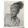 1958 Press Photo Aline Towne Actress