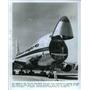 1974 Press Photo Air France's new 747-200 Freighter- swing-up node door up
