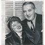 1946 Press Photo actress Gladys Glad w/ finance Arthur Gottlick