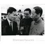 1969 Press Photo N Vietnam Deputy President Nguyen Van Kha, China's S Lui