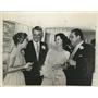 1959 Press Photo Alberto Broccoli, bride Dana Wilson, Cary Grant & Mrs Katelman