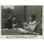 1964 Press Photo Robin and the Seven Hoods stars Peter Falk & Barbara Rush