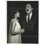 1966 Press Photo Jonathan Winters Show with guest singer Barbara McNair