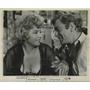 1965 Press Photo Shirley Winters and Michael Caine in the film "Alfie"