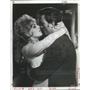 1964 Press Photo Actors Kim Novak, Laurence Harvey in "Of Human Bondage" Movie